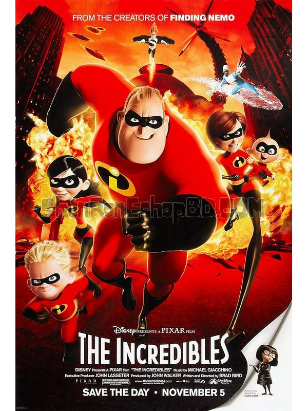 SRB00919 【超人特攻隊/ 超人總動員 The Incredibles‎】電影 BD25G 不附粵配 附中文字幕 01碟