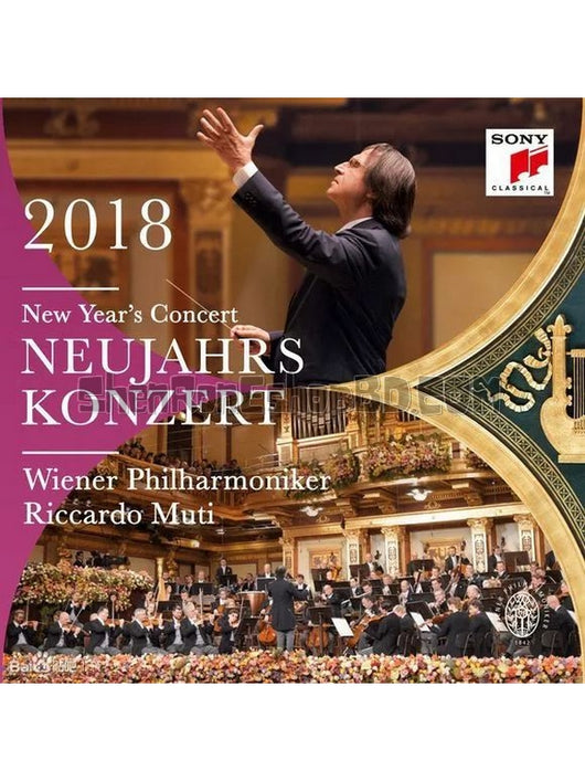 SRB08656 【2018年維也納新年音樂會 Vienna Philharmonic Orchestra-New Year'S Concert】音樂 BD25G 不附粵配 附繁中字幕 01碟