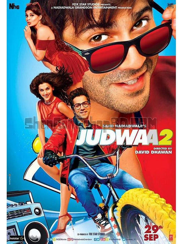 SRB08702 【雙龍會2：心靈感應 Judwaa 2】電影 BD25G 不附粵配 附繁中字幕 01碟