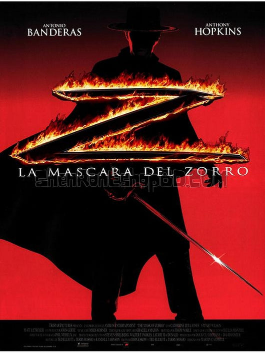 SRB08811 【佐羅的面具/ 蒙面俠佐羅 蒙面俠蘇洛/ 黑俠梭羅 The Mask Of Zorro】電影 BD50G 不附粵配 不附繁中字幕 01碟