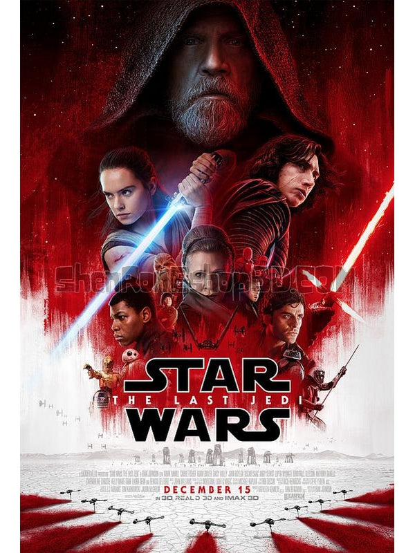 SRB08895 【星球大戰8：最後的絕地武士 Star Wars：The Last Jedi】電影 BD50G 不附粵配 附繁中字幕 01碟