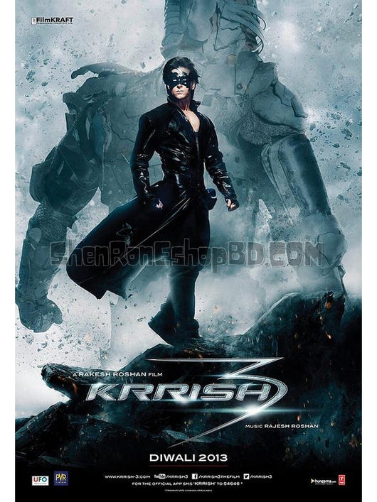 SRB08994 【印度超人3 Krrish 3】電影 BD50G 不附粵配 不附繁中字幕 01碟