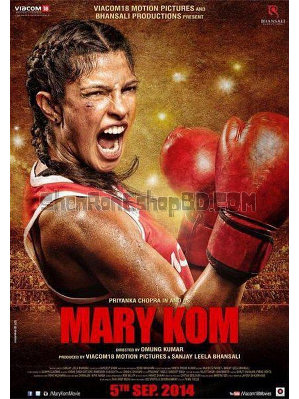 SRB09077 【巾幗拳王 Mary Kom】電影 BD50G 不附粵配 不附繁中字幕 01碟