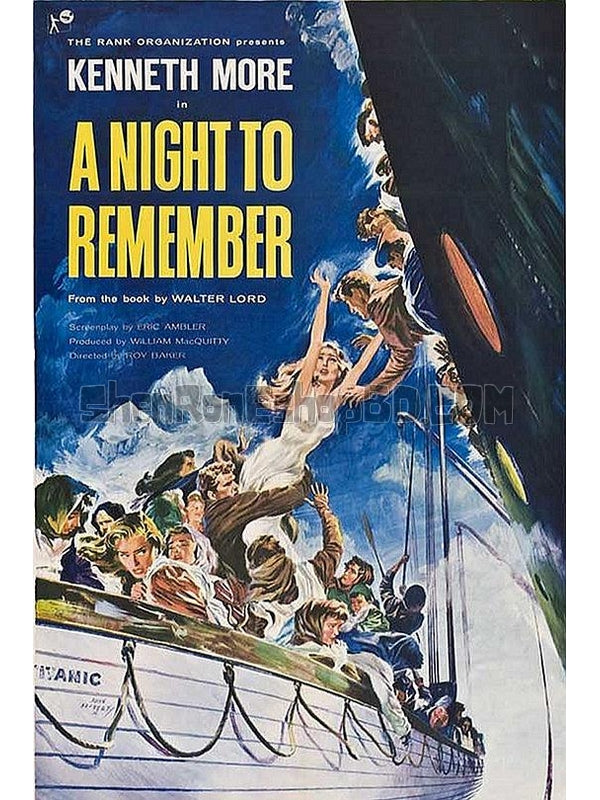 SRB09269 【冰海沉船 國配/ A Night To Remember/ 銘記的夜晚/ 冰海沉船記/ 難忘之夜】電影 BD50G 不附粵配 不附繁中字幕 01碟