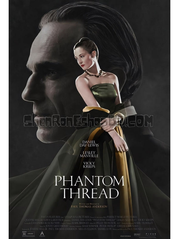 SRB09317 【魅影縫匠/ 霓裳魅影 Phantom Thread 幽靈線條/ 一縷浮生】電影 BD50G 不附粵配 不附繁中字幕 01碟