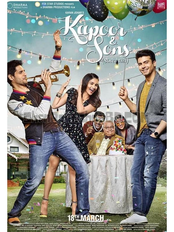 SRB09329 【卡普爾家的兒子們 Kapoor & Sons】電影 BD50G 不附粵配 不附繁中字幕 01碟