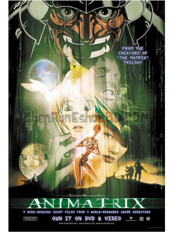 SRB09353 【駭客帝國動畫版 The Animatrix】動畫 BD50G 不附粵配 不附繁中字幕 01碟