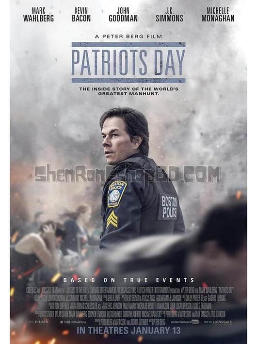 SRB09506 【愛國者之日/ 恐襲波士頓 愛國者行動 帶國配 Patriots Day】電影 BD25G 不附粵配 附繁中字幕 01碟