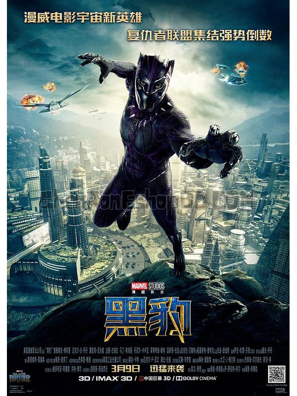 SRB09532 【黑豹 Black Panther】電影 BD50G 不附粵配 附繁中字幕 01碟