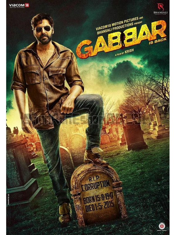 SRB09564 【正義降臨 Gabbar Is Back】電影 BD50G 不附粵配 不附繁中字幕 01碟