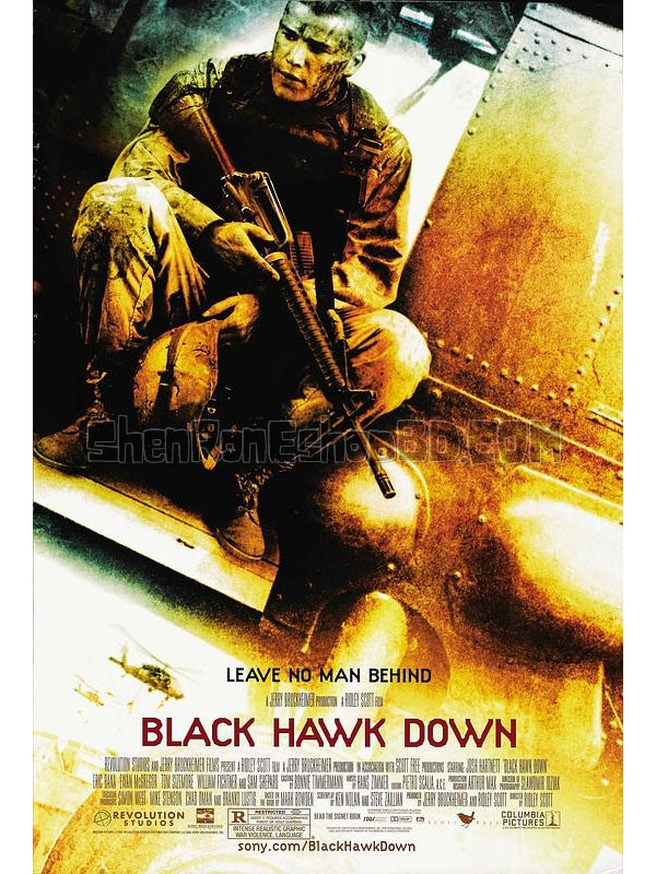 SRB09675 【黑鷹墜落/ 黑鷹計畫 Black Hawk Down】電影 BD25G 不附粵配 附繁中字幕 01碟