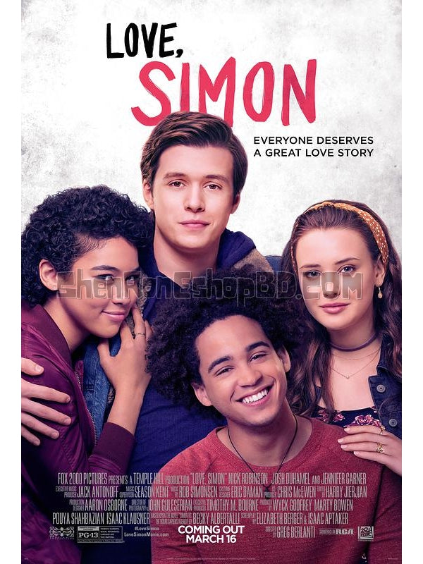 SRB09769 【愛你, 西蒙/ 親愛的初戀 抱抱我的初戀 Love, Simon】電影 BD25G 不附粵配 附繁中字幕 01碟