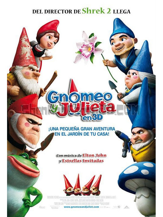 SRB09809 【吉諾密歐與茱麗葉 糯米歐與茱麗葉 Gnomeo & Juliet】動畫 BD25G 不附粵配 附繁中字幕 01碟