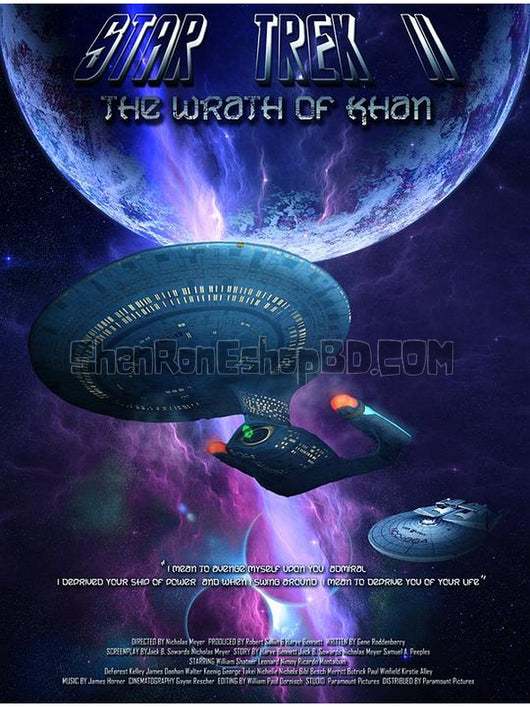 SRB09880 【星際旅行2：可汗怒吼 Star Trek Ii：The Wrath Of Khan】電影 BD50G 不附粵配 附繁中字幕 01碟