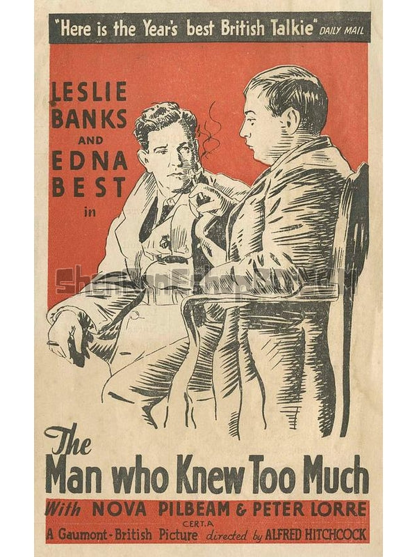 SRB10033 【擒凶記/ The Man Who Knew Too Much 知情太多的人】電影 BD50G 不附粵配 附中文字幕 01碟