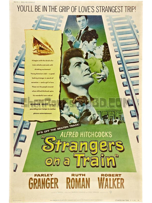 SRB10035 【火車怪客/ Strangers On A Train/ 列車上的陌生人/ 追魂記】電影 BD50G 不附粵配 附中文字幕 01碟