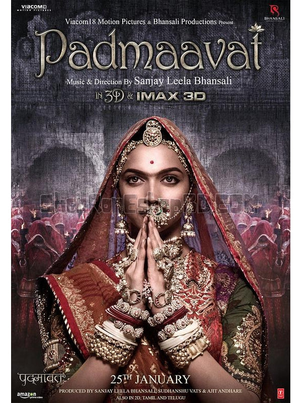 SRB10084 【印度豔後/ 帕德瑪瓦蒂王后 正式版 Padmaavat】劇集 BD25G 不附粵配 附中文字幕 01碟 正式版