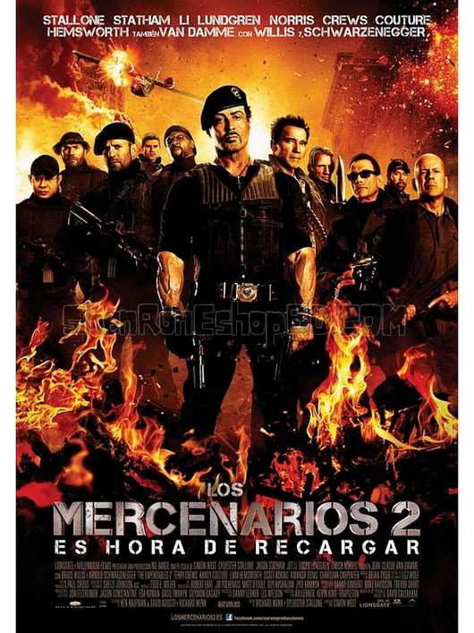 SRB10141 【敢死隊2 The Expendables 2】電影 4KUHD 不附粵配 附中文字幕 01碟