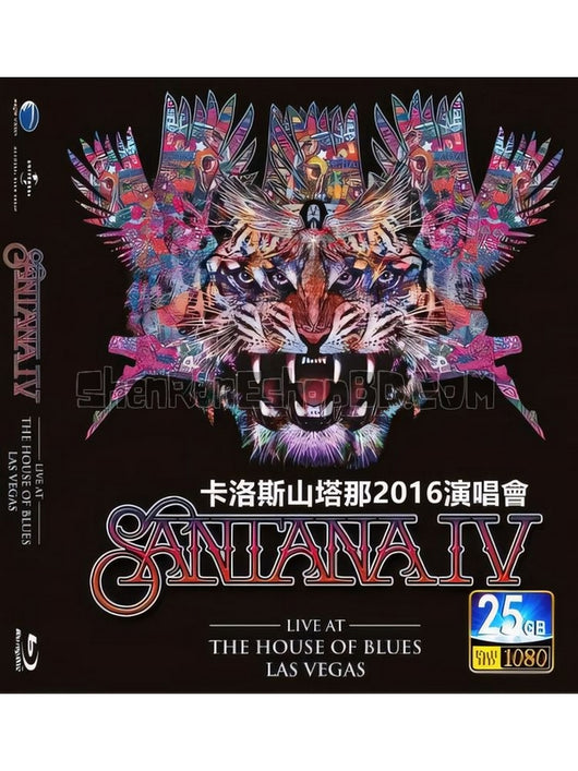 SRB10275 【卡洛斯山塔那 Santana Iv Live At The House Of Blues，Las Vegas 演唱會】音樂 BD25G 不附粵配 不附中文字幕 01碟