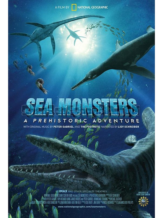 SRB00011 【國家地理 與海怪同行 史前探險/ Sea Monsters：A Prehistoric Adventure】紀錄片 3D 不附粵配 不附中文字幕 01碟