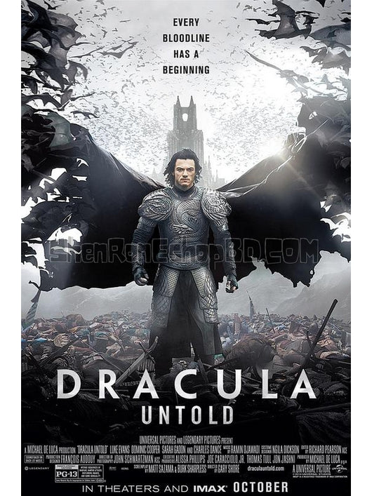 SRB10392 【德古拉元年 Dracula Untold】電影 4KUHD 不附粵配 附中文字幕 01碟