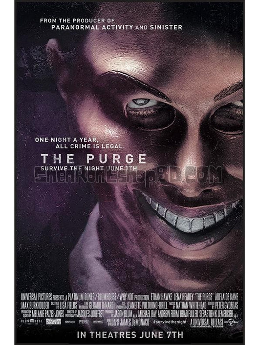 SRB10426 【人類清除計畫1 The Purge】電影 4KUHD 不附粵配 附中文字幕 01碟