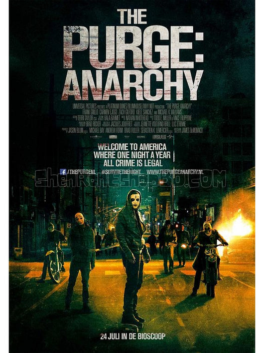 SRB10427 【人類清除計畫2：無政府狀態 The Purge：Anarchy】電影 4KUHD 不附粵配 附中文字幕 01碟