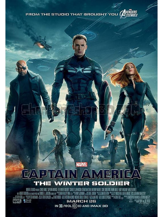 SRB10752 【美國隊長2/ 美國隊長2：酷寒戰士 Captain America：The Winter Soldier】電影 BD50G 不附粵配 附中文字幕 01碟