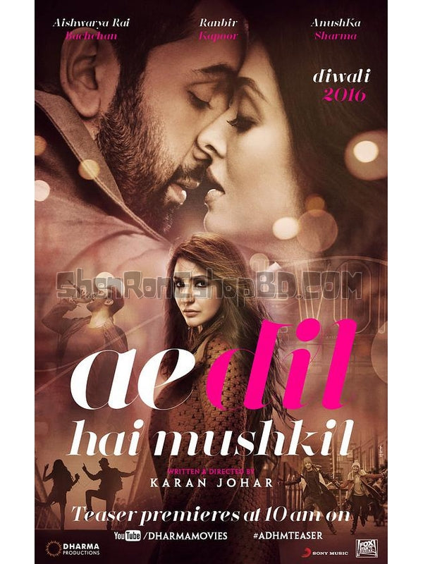 SRB10980 【心碎的感覺 Ae Dil Hai Mushkil】電影 BD50G 不附粵配 附中文字幕 01碟