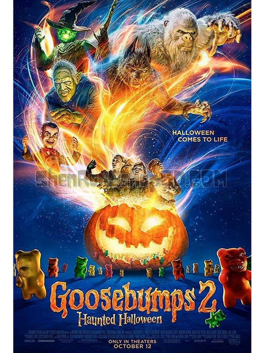 SRB11786 【雞皮疙瘩2：鬧鬼萬聖節 Goosebumps 2 Haunted Halloween】動畫 BD50G 不附粵配 附中文字幕 01碟