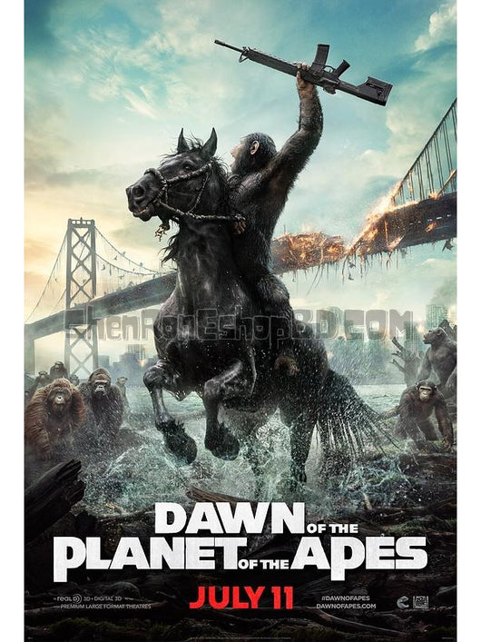 SRB12053 【猩球崛起2：黎明之戰/ 猿人爭霸戰2 Dawn Of The Planet Of The Apes】電影 4KUHD 不附粵配 附中文字幕 01碟