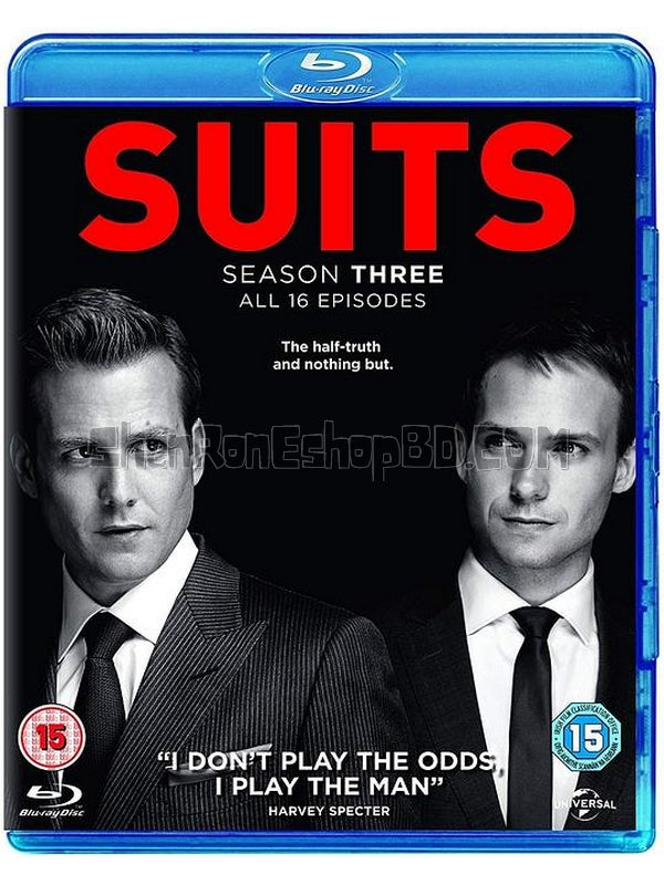 SRB12173 【金裝律師 第三季 Suits Season 3】劇集 BD50G 不附粵配 附中文字幕 04碟