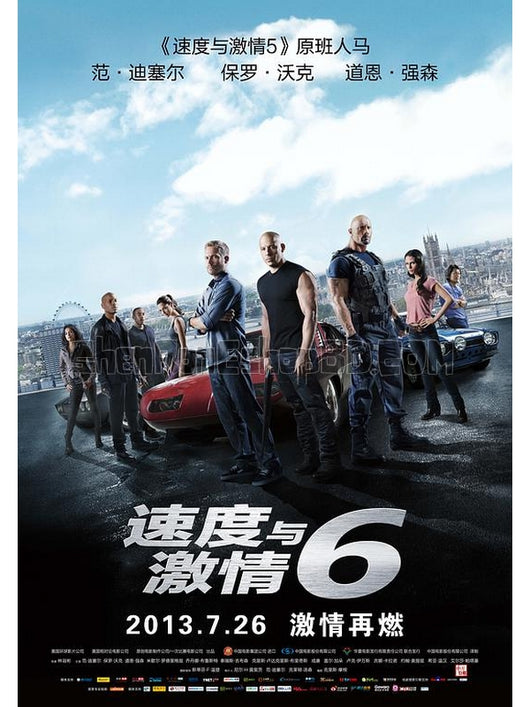 SRB01616 【速度與激情6 Furious 6‎】電影 BD25G 附粵配 附中文字幕 01碟