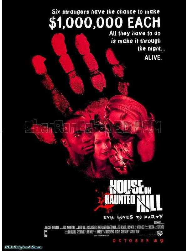 SRB12337 【猛鬼屋/ 鬼屋魅影 猛鬼屋逐個捉 House On Haunted Hill】電影 BD50G 不附粵配 附中文字幕 01碟