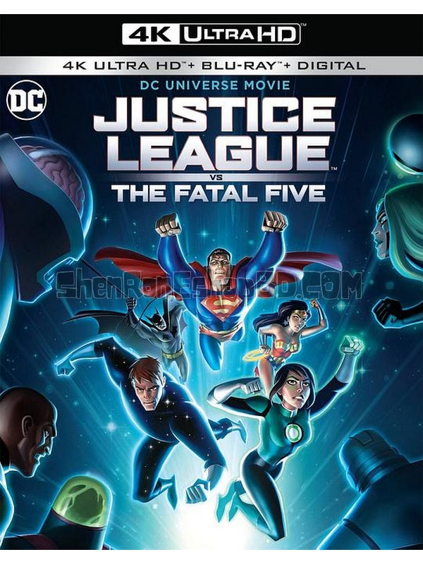 SRB12408 【正義聯盟大戰致命五人組 Justice League Vs The Fatal Five】動畫 4KUHD 不附粵配 附中文字幕 01碟