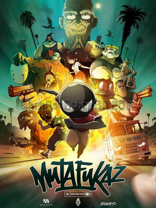 SRB12435 【外星人狙擊戰 Mutafukaz/ Mfkz】動畫 BD25G 不附粵配 附中文字幕 01碟