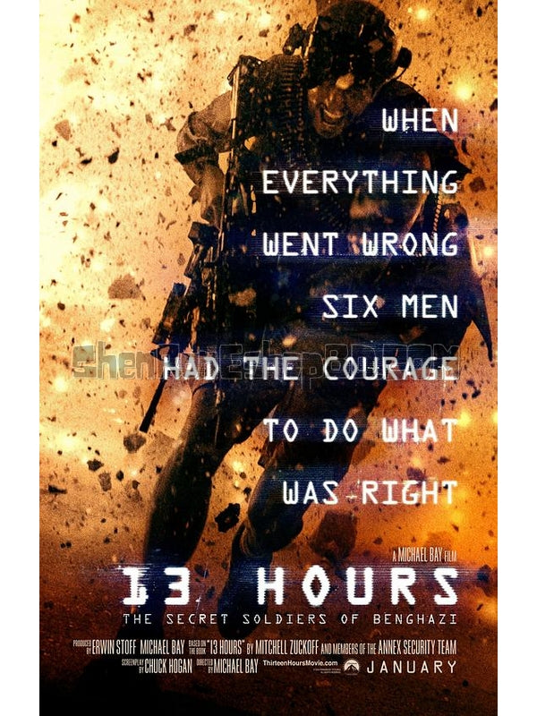 SRB12927 【危機13小時 13 Hours：The Secret Soldiers Of Benghazi】電影 4KUHD 不附粵配 附中文字幕 01碟