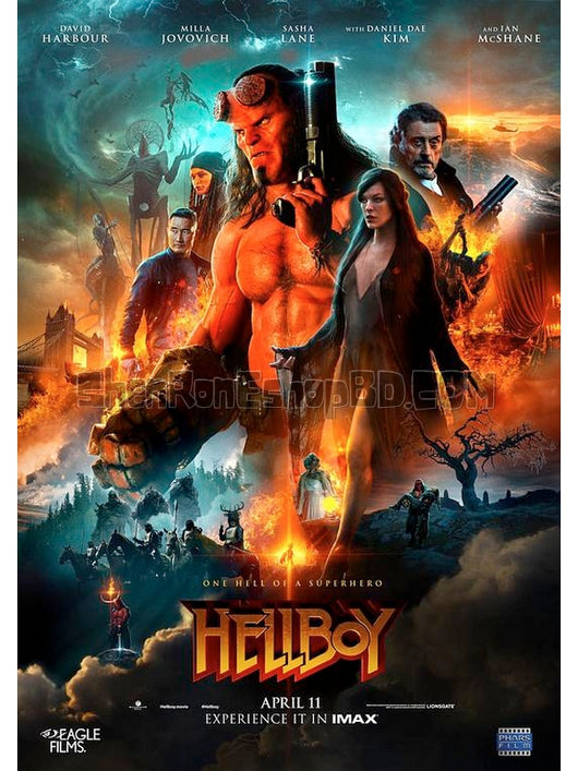 SRB13126 【地獄男爵：血皇后崛起 Hellboy：Rise Of The Blood Queen】電影 BD25G 不附粵配 附中文字幕 01碟