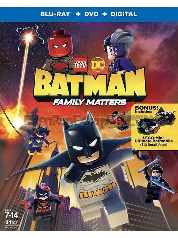 SRB13171 【樂高dc蝙蝠俠：家族事務 Lego Dc Batman：Family Matters】動畫 BD25G 不附粵配 不附中文字幕 01碟