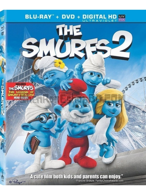 SRB01873 【藍精靈 2/ 藍色小精靈 2/ The Smurfs 2】動畫 BD25G 附粵配 附中文字幕 01碟