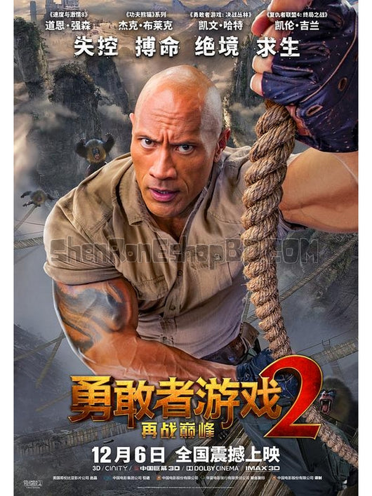 SRB14561 【勇敢者遊戲2：再戰巔峰 Jumanji：The Next Level】電影 BD50G 不附粵配 附中文字幕 01碟