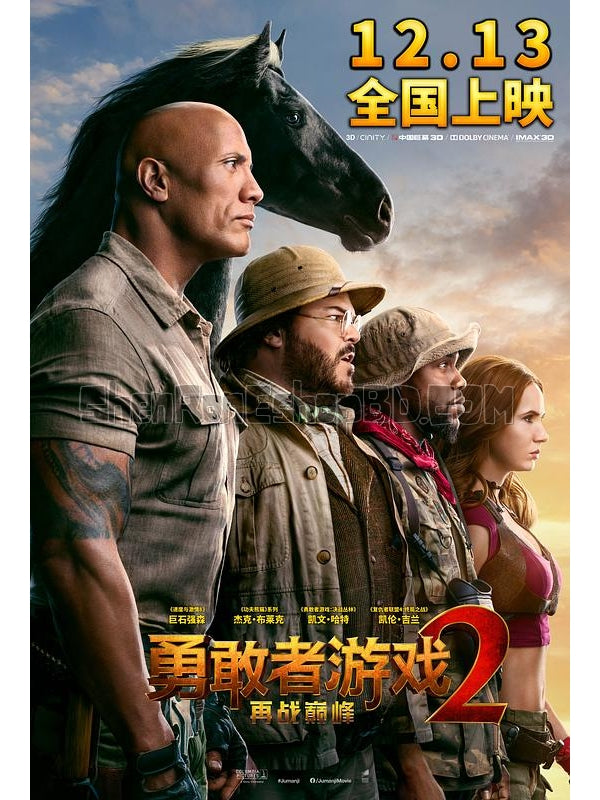 SRB14567 【勇敢者遊戲2：再戰巔峰 Jumanji：The Next Level】電影 BD25G 不附粵配 附中文字幕 01碟