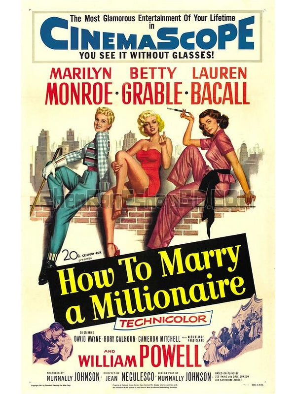 SRB14825 【瑪麗蓮夢露：願嫁金龜婿 How To Marry A Millionaire】電影 BD50G 不附粵配 附中文字幕 01碟