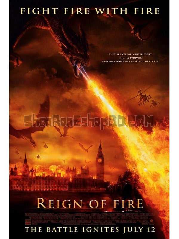 SRB14921 【火龍帝國/ 火焰末日/ 滅絕反擊 Reign Of Fire】電影 BD50G 不附粵配 附中文字幕 01碟