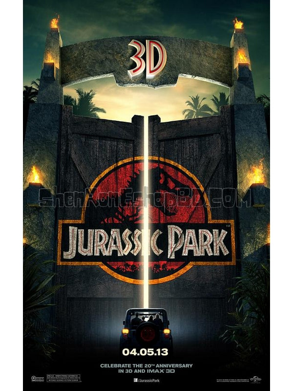 SRB00214 【侏羅紀公園 Jurassic Park】電影 3D 不附粵配 不附中文字幕 01碟