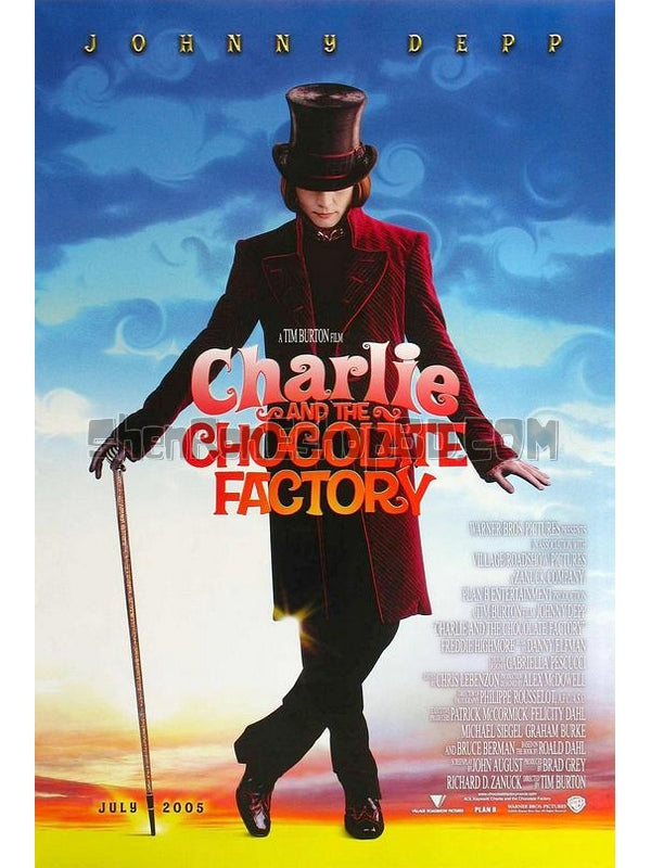 SRB16085 【查理和巧克力工廠 Charlie And The Chocolate Factory】電影 BD25G 不附粵配 附中文字幕 01碟