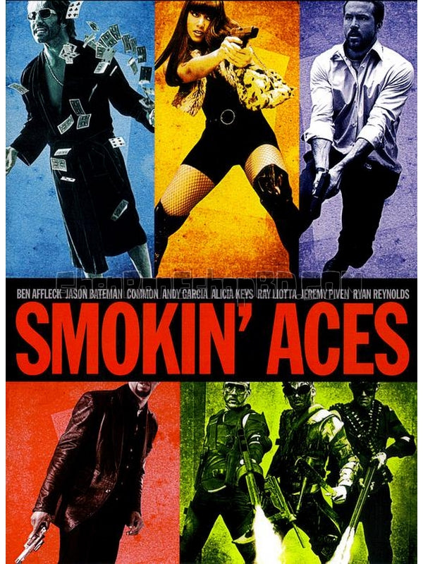 SRB16234 【五路追殺令1/ 嗆煙高手/ 群雄逐鹿/ 賭國追殺令/ Smokin 'Aces】電影 BD25G 不附粵配 附中文字幕 01碟