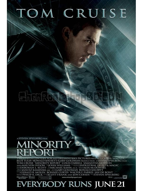 SRB16249 【少數派報告/ 關鍵報告 Minority Report‎】電影 BD25G 不附粵配 附中文字幕 01碟