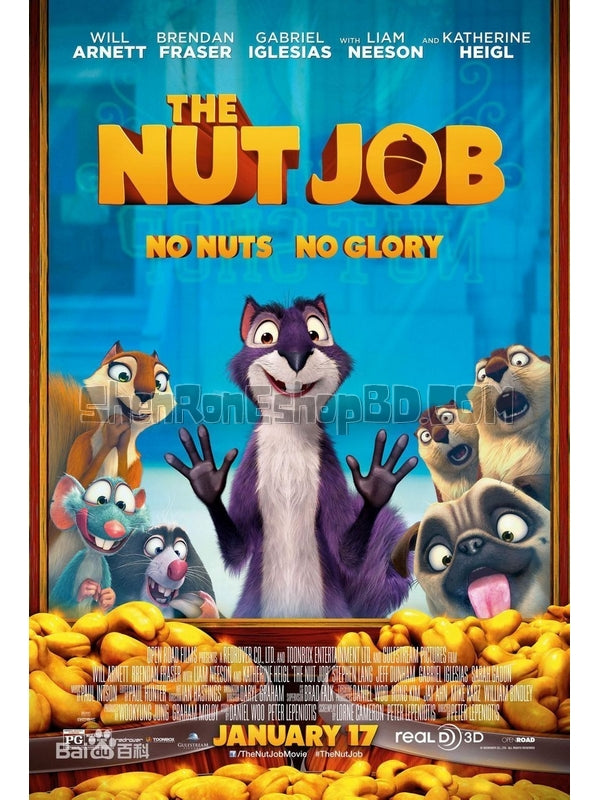 SRB02406 【搶劫堅果店/ The Nut Job】電影 BD25G 不附粵配 附中文字幕 01碟