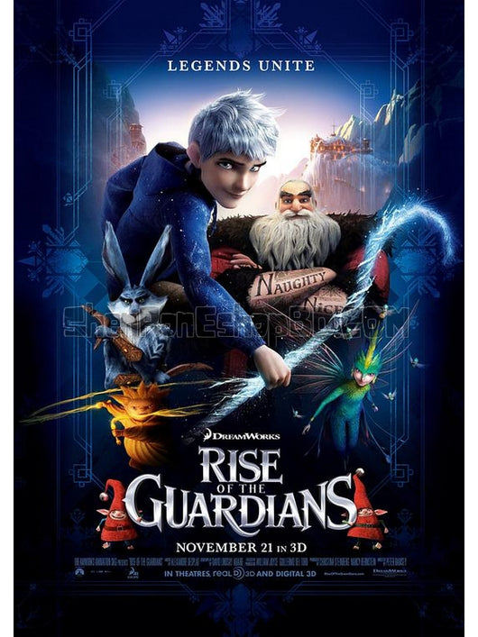 SRB16979 【守護者聯盟/ Rise Of The Guardians】動畫 BD50G 不附粵配 附中文字幕 01碟